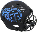 Chris Johnson Signed Tennessee Titans Eclipse Riddell Full Size Replica Speed Helmet w/2006 Yds 2009 - JOHREP305 - Chris Johnson Signed Tennessee Titans Eclipse Riddell Full Size Replica Speed Helmet w/2006 Yds 2009 product image