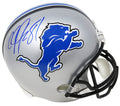 Calvin Johnson Signed Detroit Lions 2000's Style Throwback Riddell Full Size Replica Helmet - JOHREP320 - Calvin Johnson Signed Detroit Lions 2000's Style Throwback Riddell Full Size Replica Helmet product image
