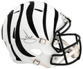 Chad Johnson Signed Cincinnati Bengals Alternate White Riddell Full Size Speed Replica Helmet - JOHREP346 - Chad Johnson Signed Cincinnati Bengals Alternate White Riddell Full Size Speed Replica Helmet product image