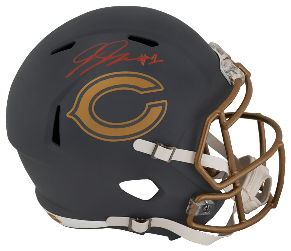 Jaylon Johnson Signed Chicago Bears SLATE Riddell Full Size Speed Replica Helmet - JOHREP357 - Jaylon Johnson Signed Chicago Bears SLATE Riddell Full Size Speed Replica Helmet product image