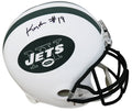 Keyshawn Johnson Signed New York Jets Throwback White Riddell Full Size Replica Helmet - JOHREP360 - Keyshawn Johnson Signed New York Jets Throwback White Riddell Full Size Replica Helmet product image