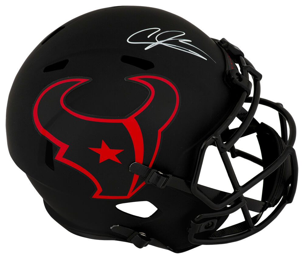 Andre Johnson Signed Houston Texans ECLIPSE Riddell Full Size Speed Replica Helmet - JOHREP383 - Andre Johnson Signed Houston Texans ECLIPSE Riddell Full Size Speed Replica Helmet product image
