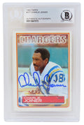 Charlie Joiner Signed San Diego Chargers 1983 Topps Football Trading Card #377 - (Beckett Encapsulated) - JOICAR304 - Charlie Joiner Signed San Diego Chargers 1983 Topps Football Trading Card #377 - (Beckett Encapsulated) product image