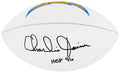 Charlie Joiner Signed Rawlings Chargers White Logo Full Size Football w/HOF'96 - JOIFTB303 - Charlie Joiner Signed Rawlings Chargers White Logo Full Size Football w/HOF'96 product image