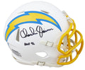Charlie Joiner Signed Chargers Riddell Speed Mini Helmet w/HOF'96 - JOIMIN301 - Charlie Joiner Signed Chargers Riddell Speed Mini Helmet w/HOF'96 product image