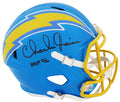 Charlie Joiner Signed Chargers FLASH Riddell Full Size Speed Replica Helmet w/HOF'96 - JOIREP305 - Charlie Joiner Signed Chargers FLASH Riddell Full Size Speed Replica Helmet w/HOF'96 product image