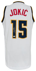 Nikola Jokic Signed White Custom Basketball Jersey - (JSA) - JOKJRY202 - Nikola Jokic Signed White Custom Basketball Jersey - (JSA) product image