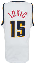 Nikola Jokic Signed White Custom Basketball Jersey - (JSA COA) - JOKJRY203 - Nikola Jokic Signed White Custom Basketball Jersey - (JSA COA) product image