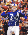 Bert Jones Signed Colts Passing Action 8x10 Photo - JON08P340 - Bert Jones Signed Colts Passing Action 8x10 Photo product image
