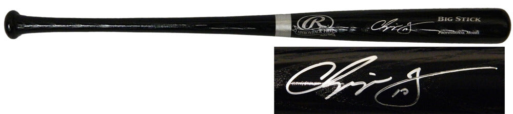 Chipper Jones Signed Rawlings Big Stick Black Baseball Bat - JONBAT100 - Chipper Jones Signed Rawlings Big Stick Black Baseball Bat product image