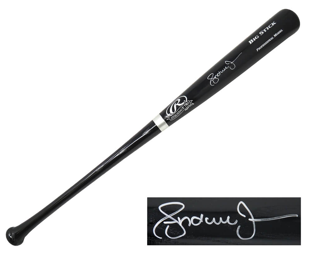 Andruw Jones Signed Rawlings Big Stick Black Baseball Bat - JONBAT110 - Andruw Jones Signed Rawlings Big Stick Black Baseball Bat product image