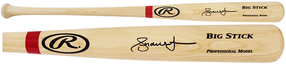 Andruw Jones Signed Rawlings Pro Blonde Red Ring Baseball Bat - JONBAT113 - Andruw Jones Signed Rawlings Pro Blonde Red Ring Baseball Bat product image