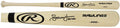 Andruw Jones Signed Rawlings Pro Blonde Black Ring Baseball Bat w/HR 434 - JONBAT115 - Andruw Jones Signed Rawlings Pro Blonde Black Ring Baseball Bat w/HR 434 product image