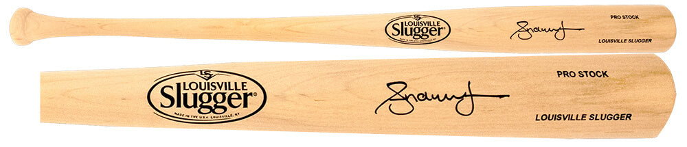 Andruw Jones Signed Louisville Slugger Pro Stock Blonde Baseball Bat - JONBAT116 - Andruw Jones Signed Louisville Slugger Pro Stock Blonde Baseball Bat product image