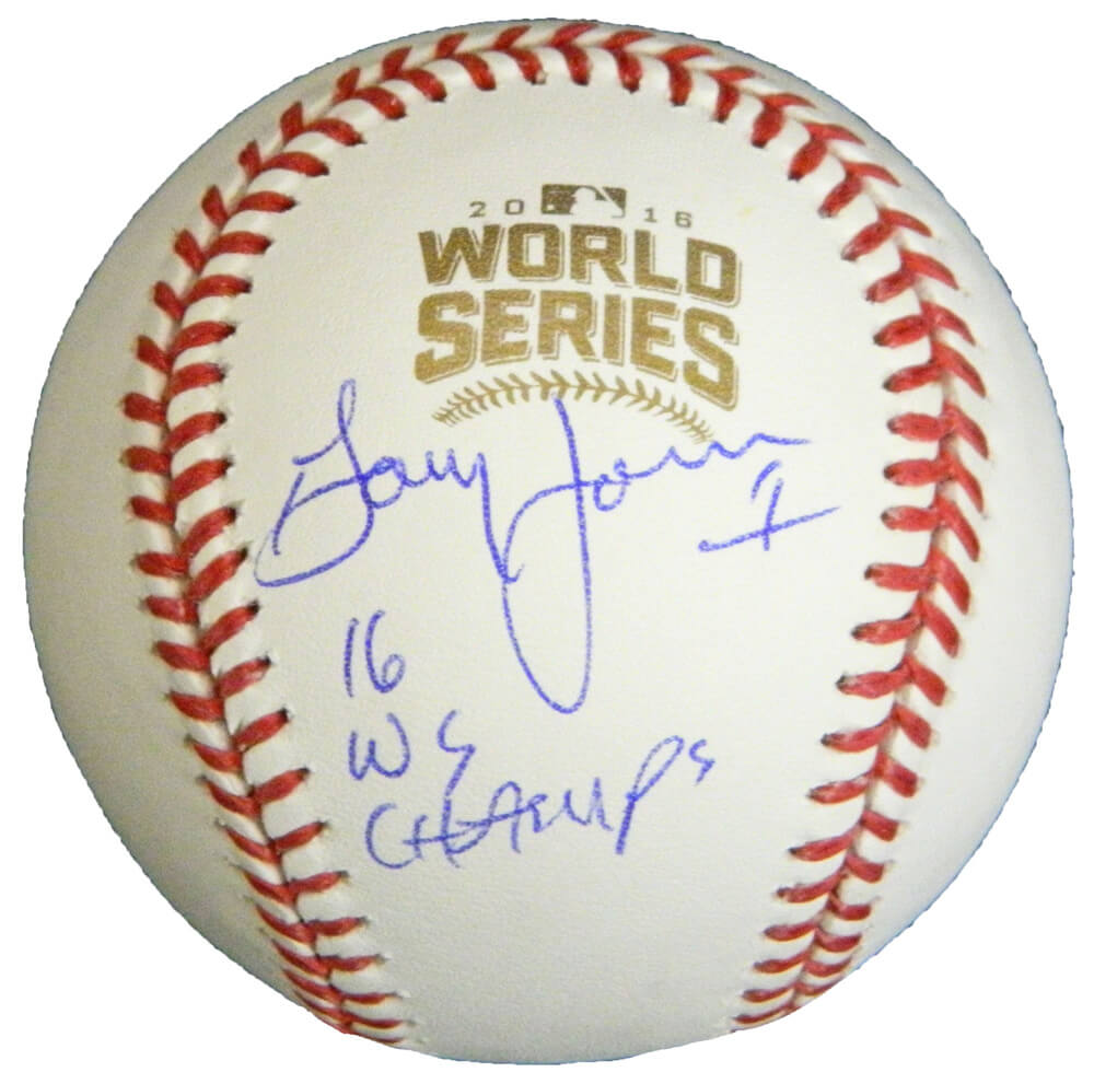Gary Jones Signed Rawlings Official 2016 World Series Baseball w/16 WS Champs - JONBSB111 - Gary Jones Signed Rawlings Official 2016 World Series Baseball w/16 WS Champs product image