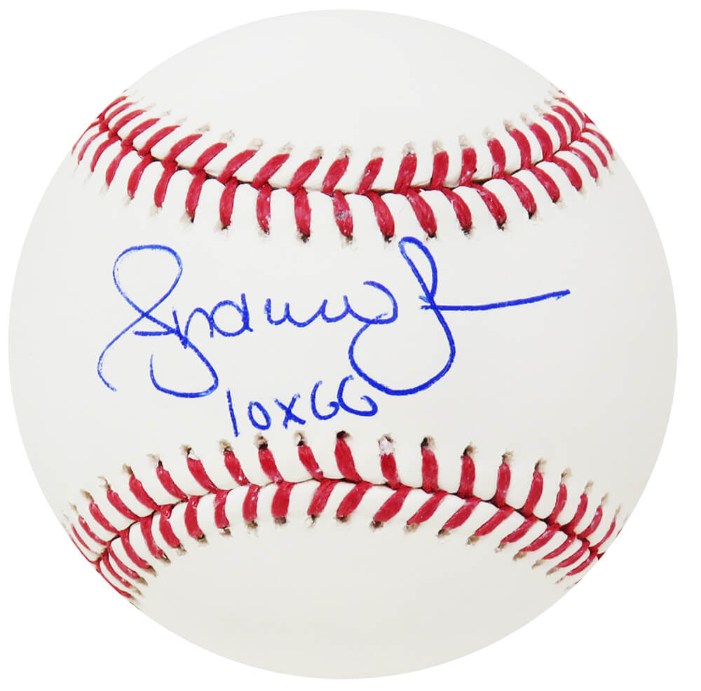 Andruw Jones Signed Rawlings Official MLB Baseball w/10x GG - JONBSB122 - Andruw Jones Signed Rawlings Official MLB Baseball w/10x GG product image