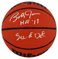 Bobby Jones Signed Wilson Indoor/Outdoor NBA Basketball w/HOF'19 & Sec of Def - JONBSK210 - Bobby Jones Signed Wilson Indoor/Outdoor NBA Basketball w/HOF'19 & Sec of Def product image
