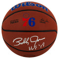 Bobby Jones Signed Philadelphia 76ers Logo Wilson NBA Basketball w/HOF'19 - JONBSK211 - Bobby Jones Signed Philadelphia 76ers Logo Wilson NBA Basketball w/HOF'19 product image