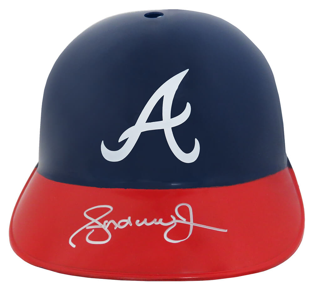 Andruw Jones Signed Atlanta Braves Replica Souvenir Batting Helmet - JONBTH101 - Andruw Jones Signed Atlanta Braves Replica Souvenir Batting Helmet product image