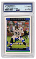 Walter Jones Signed Seahawks 2006 Topps Football Trading Card #15 w/HOF 14 - (PSA Encapsulated) - JONCAR324 - Walter Jones Signed Seahawks 2006 Topps Football Trading Card #15 w/HOF 14 - (PSA Encapsulated) product image