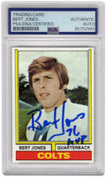 Bert Jones Signed 1974 Topps Rookie Football Card #524 w/76 MVP - (PSA/DNA Encapsulated) - JONCAR341 - Bert Jones Signed 1974 Topps Rookie Football Card #524 w/76 MVP - (PSA/DNA Encapsulated) product image