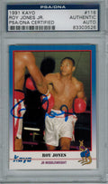 Roy Jones Jr Signed Boxing Jr Middleweight 1991 Kayo Rookie Card #116 PSA/DNA - JONCAR500 - Roy Jones Jr Signed Boxing Jr Middleweight 1991 Kayo Rookie Card #116 PSA/DNA product image