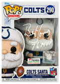 Bert Jones Signed Colts SANTA Funko Pop Doll #290 w/76 MVP - JONFUN300 - Bert Jones Signed Colts SANTA Funko Pop Doll #290 w/76 MVP product image