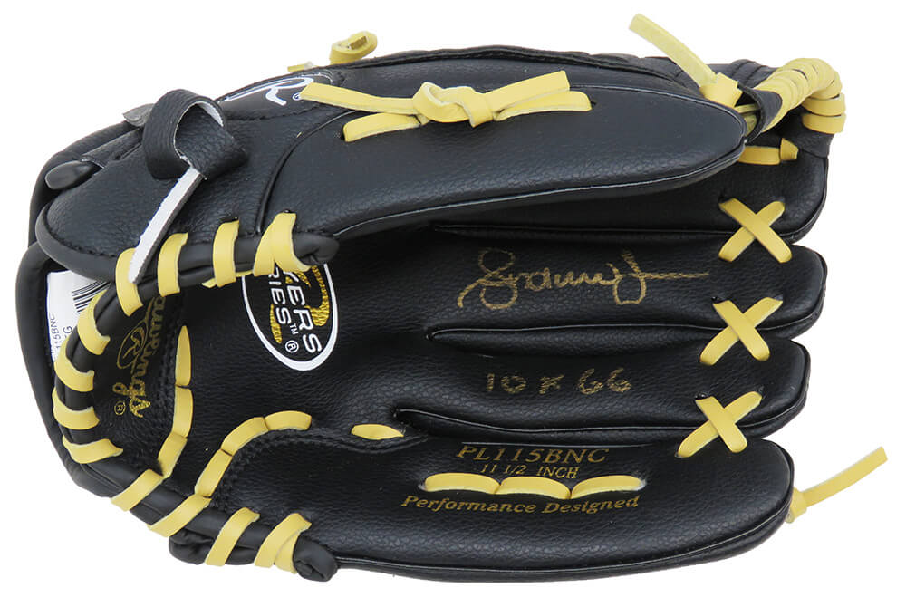 Andruw Jones Signed Rawlings Players Series Black Baseball Fielders Glove w/10x GG - JONGLV100 - Andruw Jones Signed Rawlings Players Series Black Baseball Fielders Glove w/10x GG product image