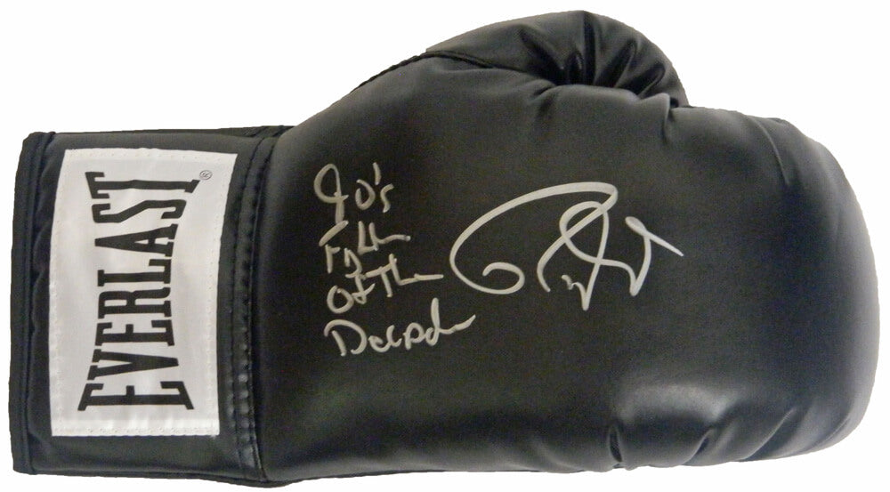 Roy Jones Jr Signed Everlast Black Boxing Glove w/'90s Fighter of the Decade - JONGLV509 - Roy Jones Jr Signed Everlast Black Boxing Glove w/'90s Fighter of the Decade product image
