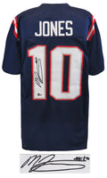 Mac Jones Signed Navy Custom Football Jersey - (Beckett) - JONJRY330 - Mac Jones Signed Navy Custom Football Jersey - (Beckett) product image