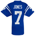 Bert Jones Signed Blue Throwback Custom Football Jersey w/76 MVP - JONJRY341 - Bert Jones Signed Blue Throwback Custom Football Jersey w/76 MVP product image