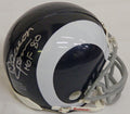 Deacon Jones Signed Rams T/B Riddell Mini Helmet w/HOF'80 - JONMIN300 - Deacon Jones Signed Rams T/B Riddell Mini Helmet w/HOF'80 product image