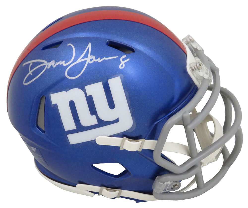 Daniel Jones Signed New York Giants Riddell Speed Mini Helmet - JONMIN320 - Daniel Jones Signed New York Giants Riddell Speed Mini Helmet product image