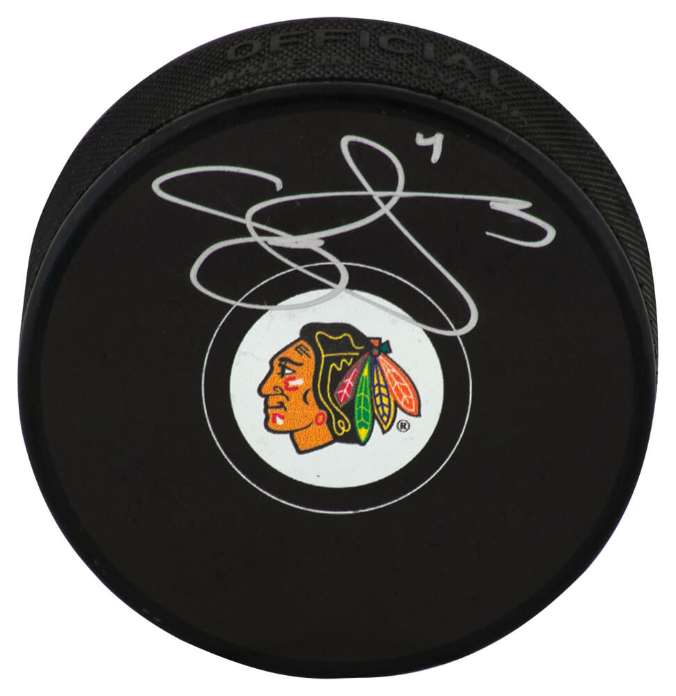 Seth Jones Signed Chicago Blackhawks Logo Hockey Puck - (Fanatics) - JONPUC400 - Seth Jones Signed Chicago Blackhawks Logo Hockey Puck - (Fanatics) product image