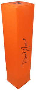 Daniel Jones Signed Orange Endzone Football Pylon - JONPYL310 - Daniel Jones Signed Orange Endzone Football Pylon product image