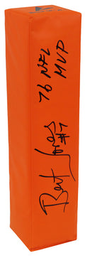 Bert Jones Signed BSN Orange Football Endzone Pylon w/76 MVP - JONPYL320 - Bert Jones Signed BSN Orange Football Endzone Pylon w/76 MVP product image