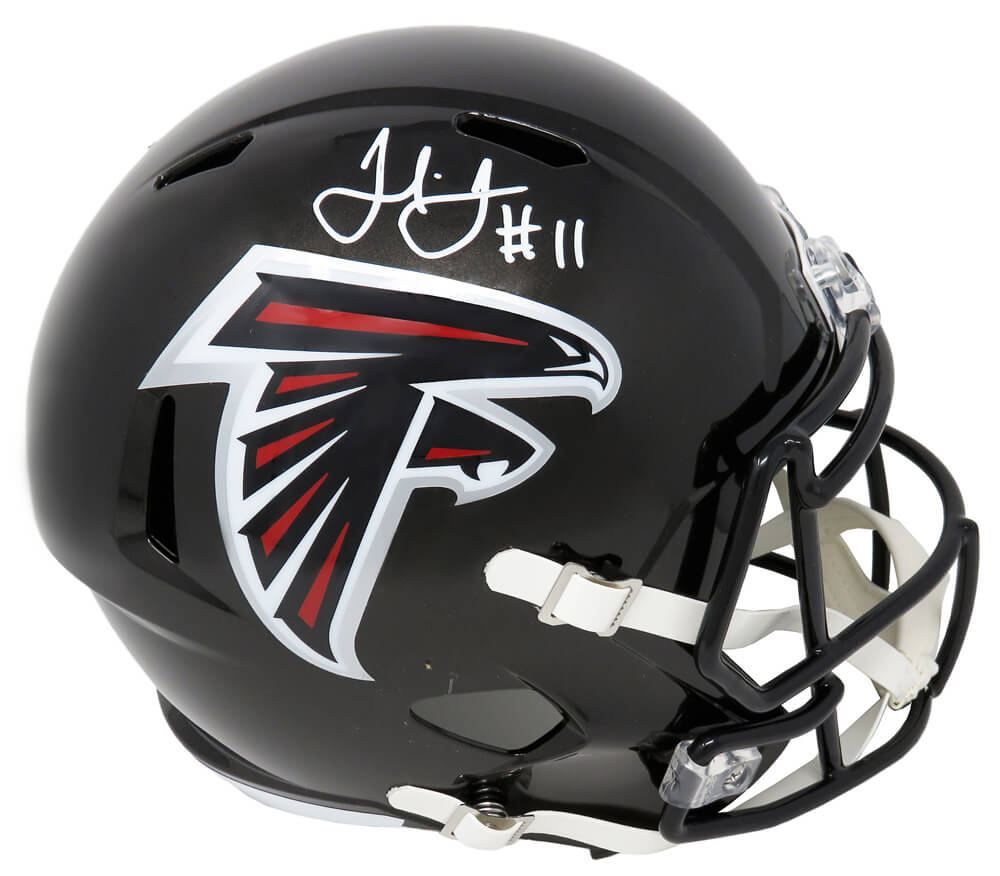 Julio Jones Signed Atlanta Falcons Riddell Full Size Replica Helmet (JSA) - JONREP300 - Julio Jones Signed Atlanta Falcons Riddell Full Size Replica Helmet (JSA) product image