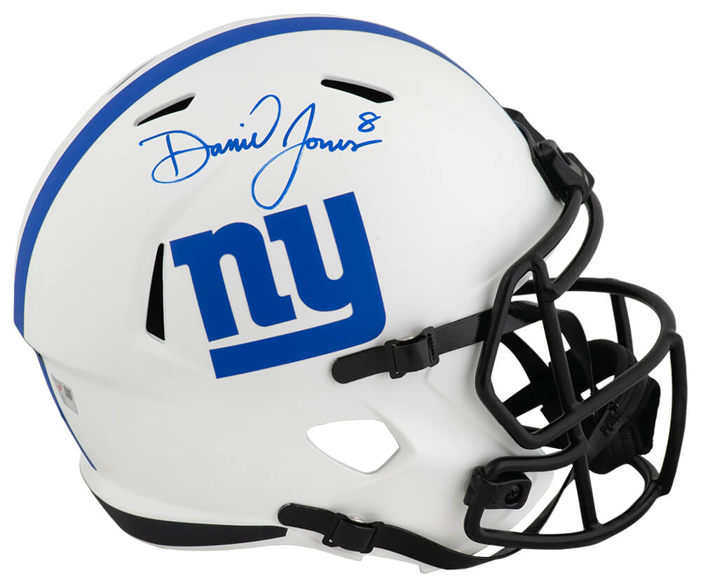 Daniel Jones Signed New York Giants LUNAR Eclipse Riddell Full Size Speed Replica Helmet - (Fanatics) - JONREP314 - Daniel Jones Signed New York Giants LUNAR Eclipse Riddell Full Size Speed Replica Helmet - (Fanatics) product image