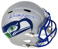 Walter Jones Signed Seattle Seahawks Throwback Riddell Full Size Speed Replica Helmet w/HOF'14 - JONREP320 - Walter Jones Signed Seattle Seahawks Throwback Riddell Full Size Speed Replica Helmet w/HOF'14 product image