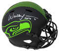 Walter Jones Signed Seattle Seahawks Eclipse Black Matte Riddell Full Size Speed Replica Helmet w/HOF'14 - JONREP321 - Walter Jones Signed Seattle Seahawks Eclipse Black Matte Riddell Full Size Speed Replica Helmet w/HOF'14 product image