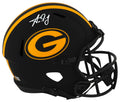 Aaron Jones Signed Green Bay Packers ECLIPSE Riddell Full Size Speed Replica Helmet (Beckett) - JONREP335 - Aaron Jones Signed Green Bay Packers ECLIPSE Riddell Full Size Speed Replica Helmet (Beckett) product image