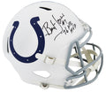 Bert Jones Signed Colts Riddell Full Size Speed Replica Helmet w/76 NFL MVP - JONREP340 - Bert Jones Signed Colts Riddell Full Size Speed Replica Helmet w/76 NFL MVP product image