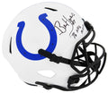 Bert Jones Signed Colts Lunar Eclipse Riddell Full Size Speed Replica Helmet w/76 NFL MVP - JONREP341 - Bert Jones Signed Colts Lunar Eclipse Riddell Full Size Speed Replica Helmet w/76 NFL MVP product image