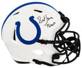 Bert Jones Signed Colts Lunar Eclipse Riddell Full Size Speed Replica Helmet w/76 MVP - JONREP343 - Bert Jones Signed Colts Lunar Eclipse Riddell Full Size Speed Replica Helmet w/76 MVP product image