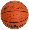 Michael Jordan, Larry Bird & Magic Johnson Signed  Wilson Jet Basketball - JORBSK205 - Michael Jordan, Larry Bird & Magic Johnson Signed Wilson Jet Basketball product image