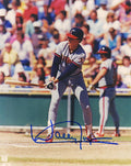 Wally Joyner Signed Angels Swinging 8x10 Photo - JOY08P100 - Wally Joyner Signed Angels Swinging 8x10 Photo product image