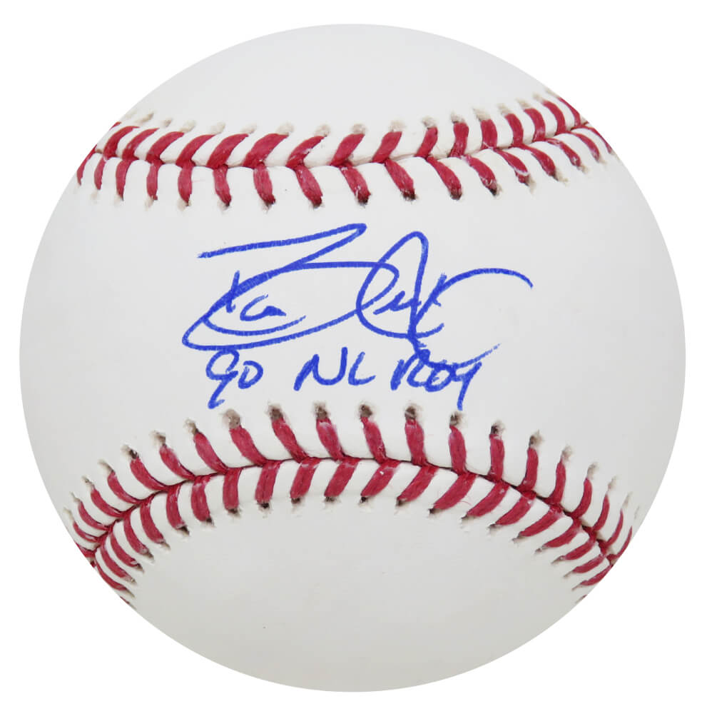 David Justice Signed Rawlings Official MLB Baseball w/90 NL ROY - JUSBSB100 - David Justice Signed Rawlings Official MLB Baseball w/90 NL ROY product image