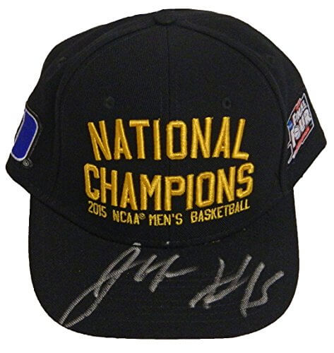 Jahlil Okafor Signed Duke Blue Devils 2015 NCAA Champions Black Nike Locker Room Hat - OKAHAT200 - Jahlil Okafor Signed Duke Blue Devils 2015 NCAA Champions Black Nike Locker Room Hat product image