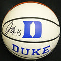 Jahlil Okafor Signed Duke Blue Devils Baden White Logo Basketball - OKABSK214 - Jahlil Okafor Signed Duke Blue Devils Baden White Logo Basketball product image