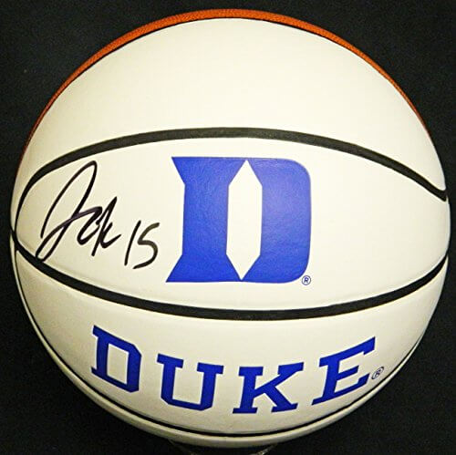 Jahlil Okafor Signed Duke Blue Devils Baden White Logo Basketball - OKABSK214 - Jahlil Okafor Signed Duke Blue Devils Baden White Logo Basketball product image